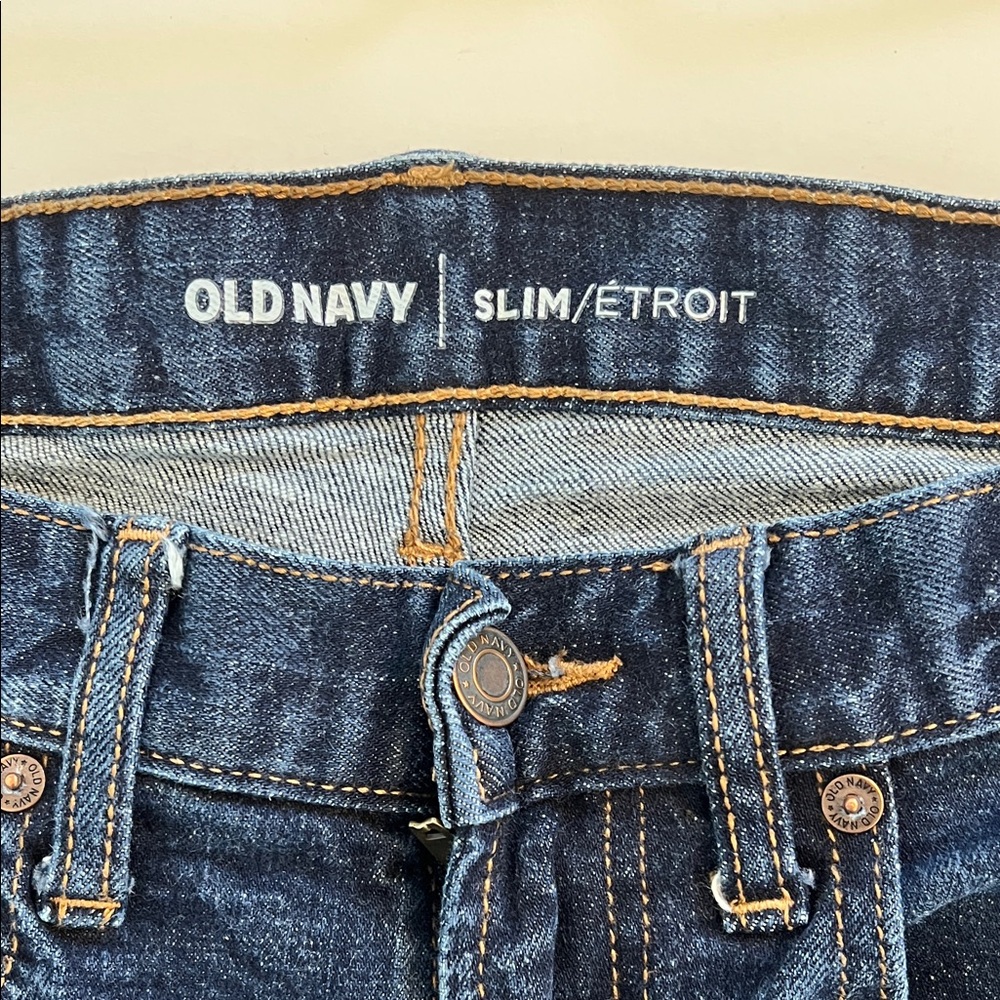 Old Navy Dark Wash Slim Etroit  Jeans 32x30
